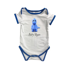Load image into Gallery viewer, Personalised Baby Grow Dinosaur Diplodocus - Baby Name &amp; Optional DOB

