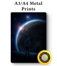 Load image into Gallery viewer, Space Picture Art - Astronaut Art Space Poster Metal Print