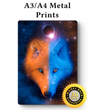 Load image into Gallery viewer, Wolf Art - Metal Wolf Poster Print Wall Art