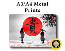 Load image into Gallery viewer, Japanese Prints - Samurai Art - Warrior Wall Art - Metal Poster Print