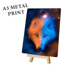 Load image into Gallery viewer, Wolf Art - Metal Wolf Poster Print Wall Art