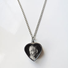 Load image into Gallery viewer, Ashes Necklace Photo Pendant - Heart Urn Photo Pendant - Upload Your Picture