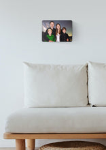 Load image into Gallery viewer, A4 & A3 Personalised Metal Photo With Wooden Backing - Metal Poster Wall Picture