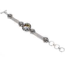 Load image into Gallery viewer, Flower Gem Photo Bracelet - Picture Bracelet - Personalised Photo