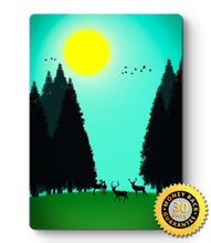 Load image into Gallery viewer, Forest Picture - Metal Poster Print Forest Art
