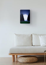 Load image into Gallery viewer, Forest Picture At Night - Metal Poster Print Forest Art