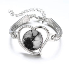 Load image into Gallery viewer, Sparkly Heart Bracelet - Photo Bracelet