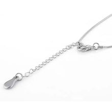 Load image into Gallery viewer, hear photo pendant chain on white background
