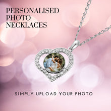 Load image into Gallery viewer, sparkly heart necklace
