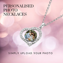 Load image into Gallery viewer, sparkly heart necklace