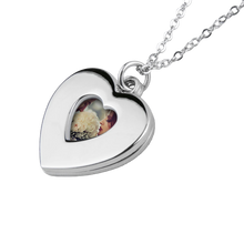 Load image into Gallery viewer, Heart Shaped Photo Locket No Background