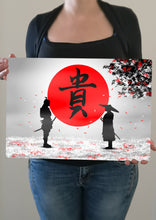 Load image into Gallery viewer, Japanese Prints - Samurai Art - Warrior Wall Art - Metal Poster Print