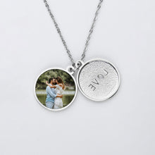 Load image into Gallery viewer, Love Photo Necklace Open