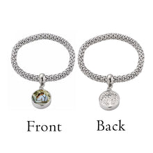 Load image into Gallery viewer, Photo Bracelet with Circular Charm - Upload Your Picture