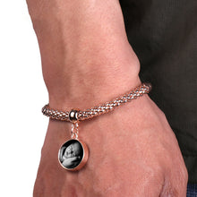 Load image into Gallery viewer, Photo Bracelet with Circular Charm - Upload Your Picture