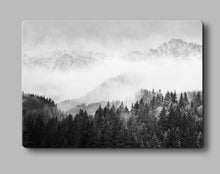 Load image into Gallery viewer, Misty Mountain Picture - Wall Art - Metal Poster Print