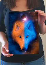 Load image into Gallery viewer, Wolf Art - Metal Wolf Poster Print Wall Art