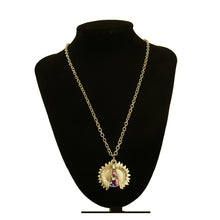 Load image into Gallery viewer, Photo Locket - 'Sunflower' Photo Necklace - Upload Your Picture