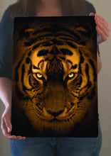 Load image into Gallery viewer, Tiger Print - Wall Art - Metal Poster Print