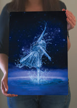 Load image into Gallery viewer, Water Dancer Wall Art- Ballerina Metal Poster Print