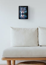 Load image into Gallery viewer, Wolf Wall Art - Reflection Metal Poster Print