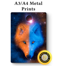 Load image into Gallery viewer, Wolf Art - Metal Wolf Poster Print Wall Art
