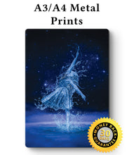 Load image into Gallery viewer, Water Dancer Wall Art- Ballerina Metal Poster Print
