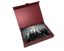 Load image into Gallery viewer, Corporate Gift Bundle - Premium Quality A5 Personalised METAL Photo with Luxury Gift Box, Pen and Chocolates
