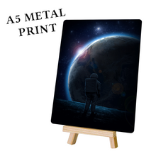 Load image into Gallery viewer, Space Picture Art - Astronaut Art Space Poster Metal Print
