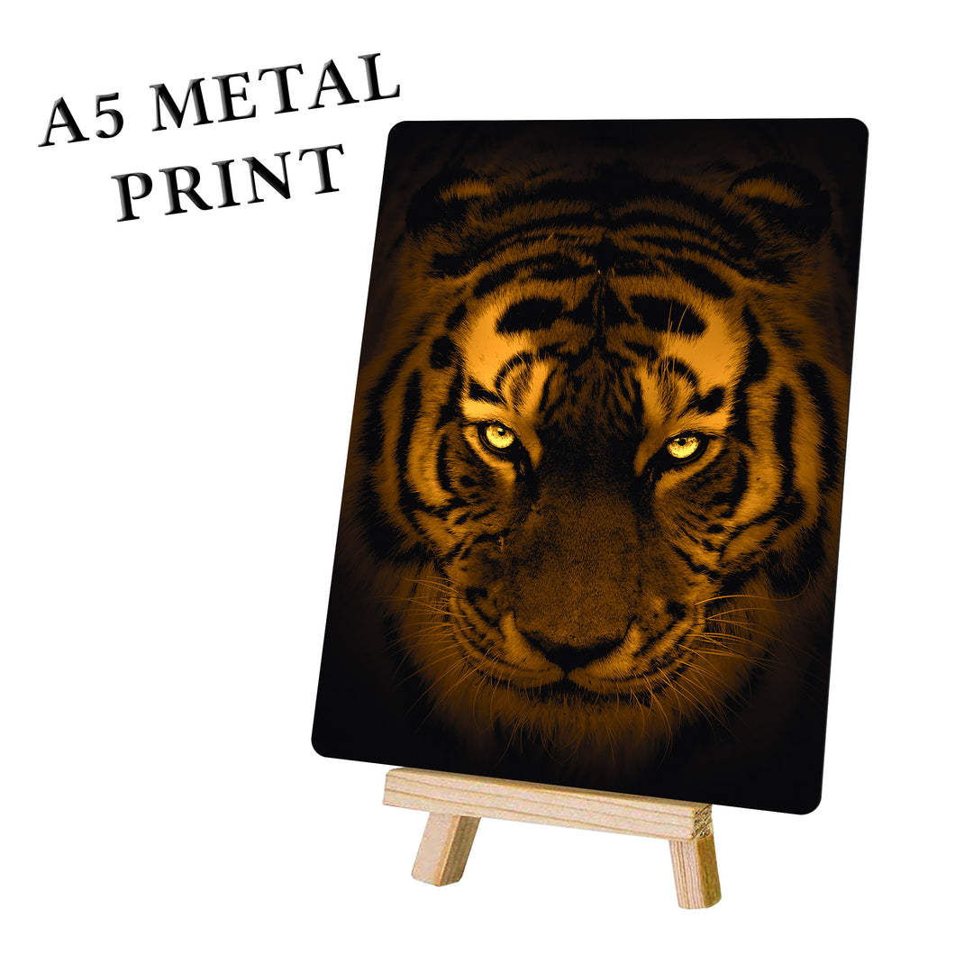 Tiger Print - Wall Art - Metal Poster Print