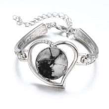 Load image into Gallery viewer, Sparkly Heart Bracelet - Photo Bracelet
