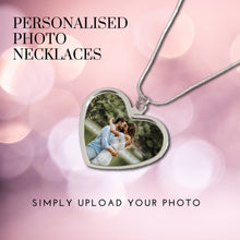 Load image into Gallery viewer, hear photo pendant with picture
