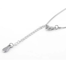 Load image into Gallery viewer, hear photo pendant chain on white background

