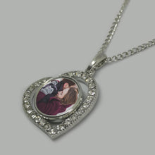 Load image into Gallery viewer, sparkly heart necklace example
