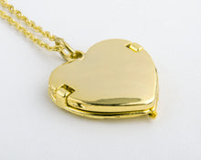 Load image into Gallery viewer, Angel Wings Necklace Gold Photo Necklace From Behind
