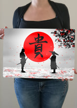 Load image into Gallery viewer, Japanese Prints - Samurai Art - Warrior Wall Art - Metal Poster Print
