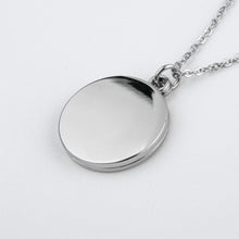 Load image into Gallery viewer, Love Photo Necklace From Back
