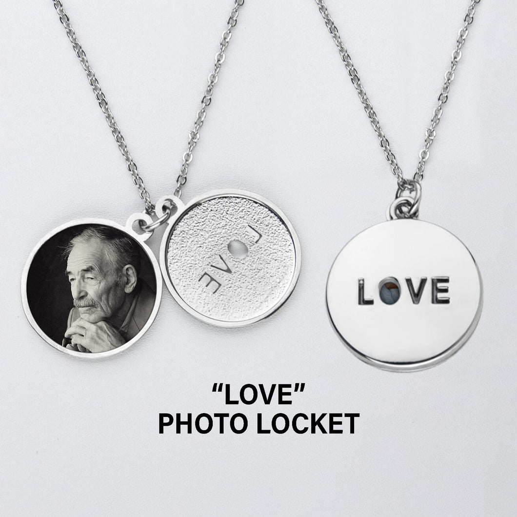 Love Photo Locket From Front And Open