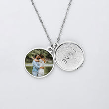 Load image into Gallery viewer, Love Photo Necklace Open
